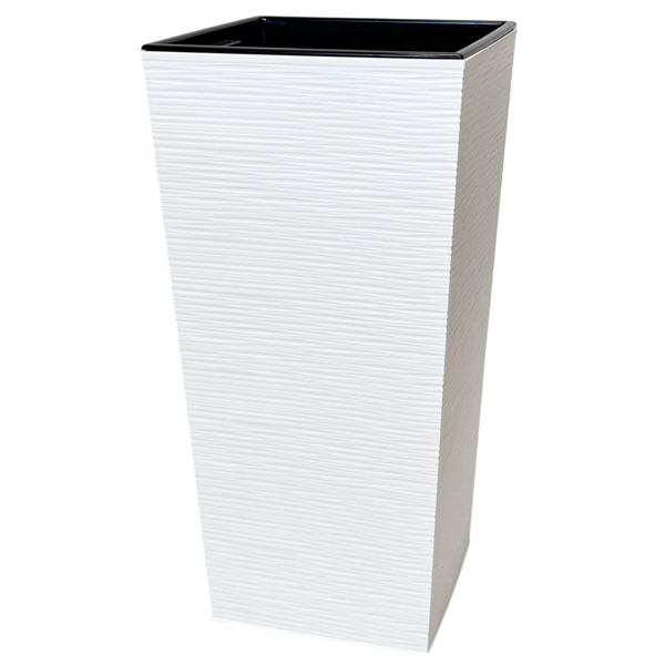 Горшок Финезия джут 43л с вкладкой Белый