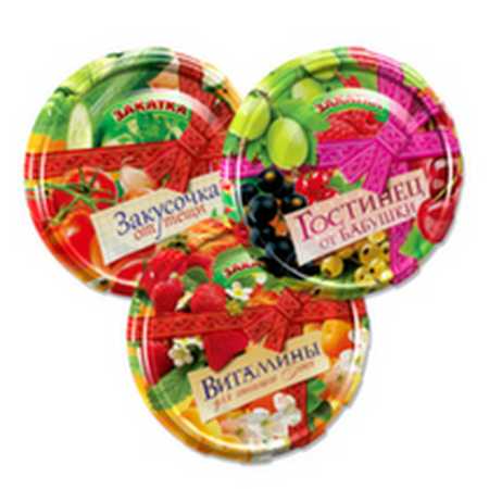 Крышка Твист-офф d-100  Литография Элитная  (термо) /столбик 10шт/120 7/9888 Урал-СКО цена за 1шт