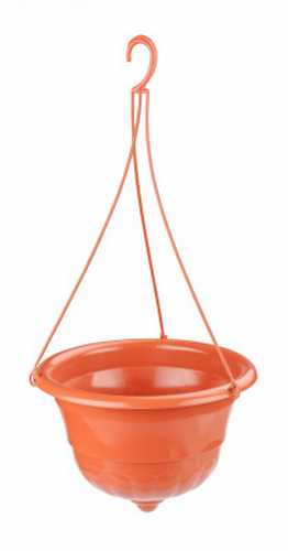 Горшок-Кашпо 4,5 л подвесное "Грация" (коричневый)(то)