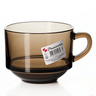 Кружка для супа БРОУНЗ 600 мл (закал.)