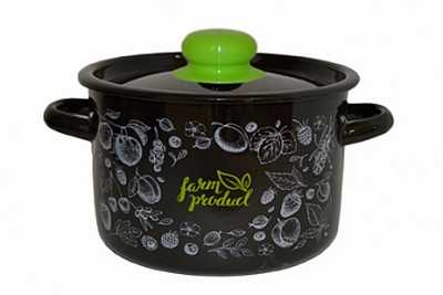 Кастрюля эмал цил Berry 2,9л ТМ Appetite