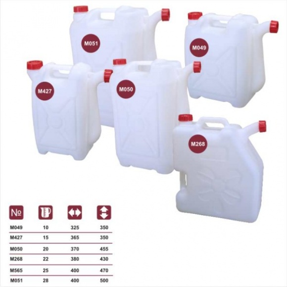 Канистра со сливом 15л.