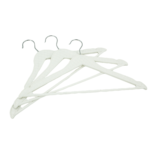 Вешалка для одежды 43*23см, пластик (набор 3шт)