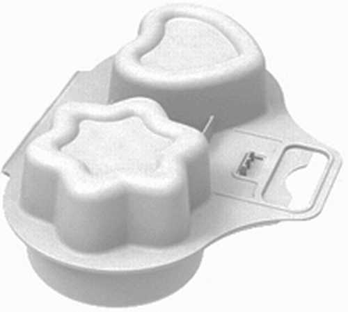 Контейнер для приготовления яиц в СВЧ Express (снежно-белый)(то)