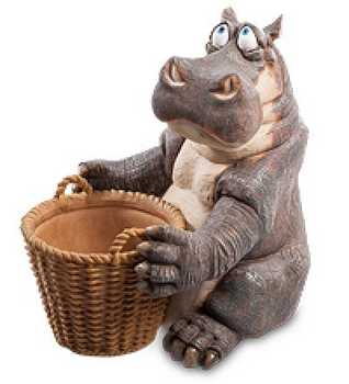 Кашпо "Бегемот сидящий"