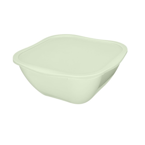 Салатник PERFECT 4,5л с крышкой (Зеленый) (то)