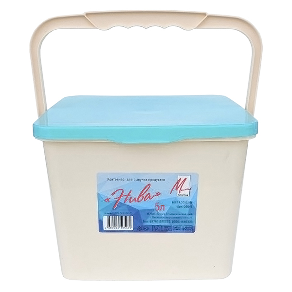 Контейнер для сыпучих продуктов "Нива" (5л) (то)