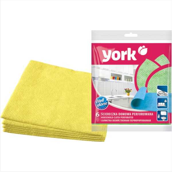 Салфетки YORK перфорированные 6 шт DOMOWA (35*34см)