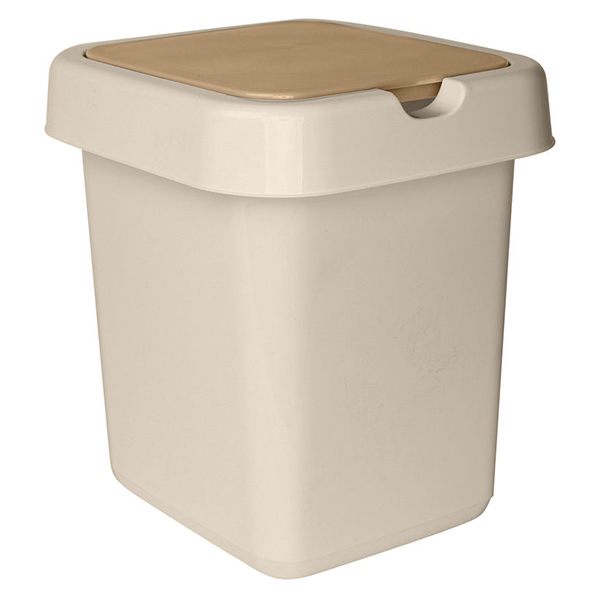 Контейнер для мусора 25л Step кофейный (то)