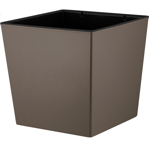 Горшок для цветов London CUBE 4,2л c дренажной вставкой французск.платан (то)