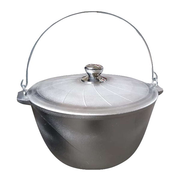 Котел походный 8 л. литой алюминиевый с крышкой