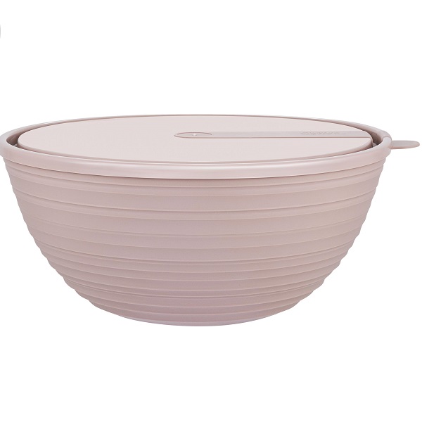 Салатник Cardamom 2,3л  с крышкой латте (то)