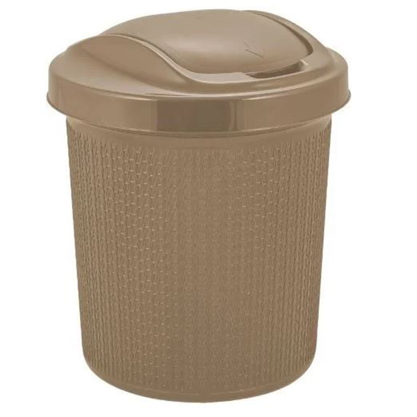 Контейнер для мусора 12л Soul кофейный (то)
