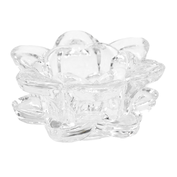 Подсвечник стеклянный 8см