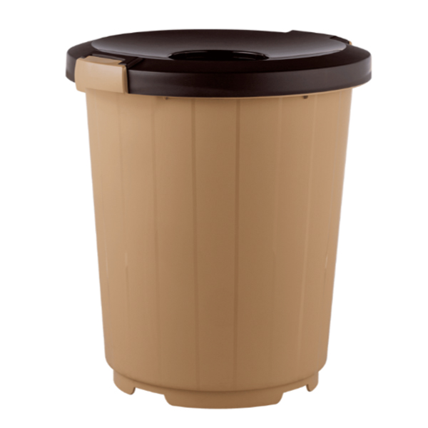 Бак 105л с крышкой воронкой (бежевый)