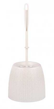 Ёрш с подставкой "Вязаное плетение" (бежевый)(то)