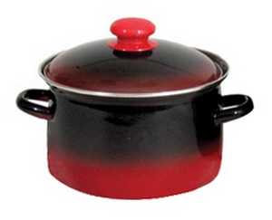 Кастрюля 5,5л. коническая КАРМЕН  черн