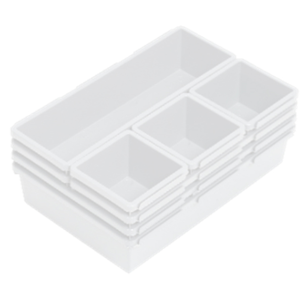 Лотки для хранения "Комбо 3" (белый) (то)