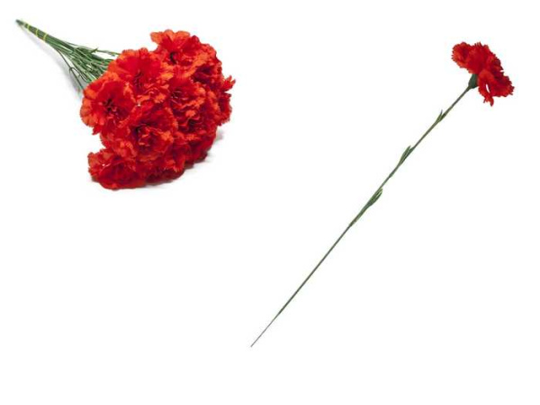 Цветок исскуственный Гвоздика 40см