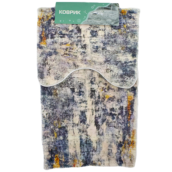 Коврик для ванной комнаты, набор 2шт (50*80см и 50*40см)