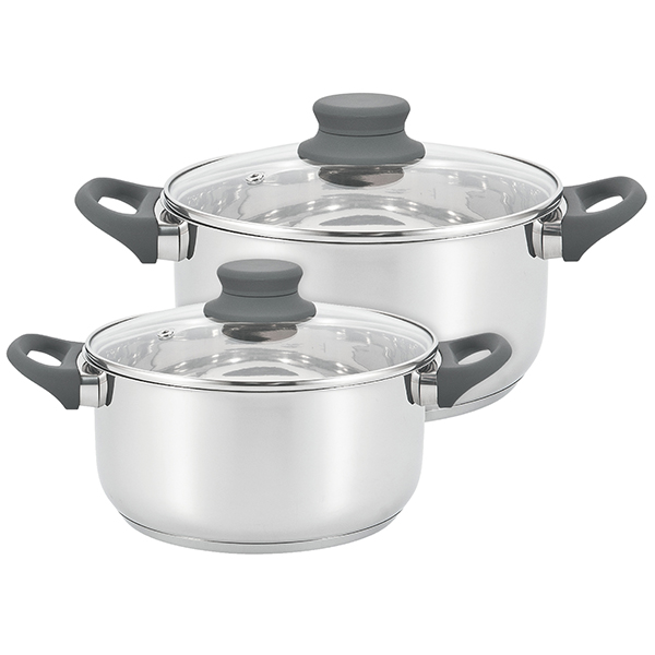 Набор 4 пр нерж Polly ТМ Appetite 2,0 и 3,0л / 18х8,5см и 20х10см