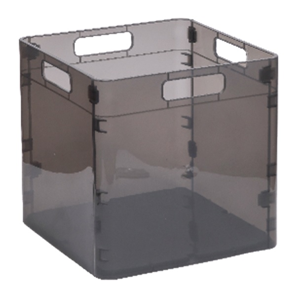 Ящик сборный 35л 330х330х330мм (графит) (то)