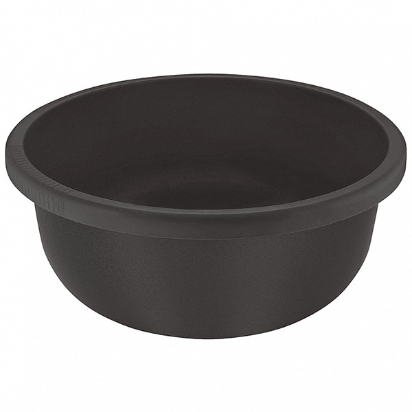 Таз круглый 9,5л Rock'n'Roll  антрацит (то)
