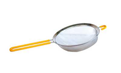 Сито 20см с силиконовой ручкой, нержавеющая сталь