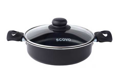 Жаровня CONSUL D-240мм, стеклянная крышка