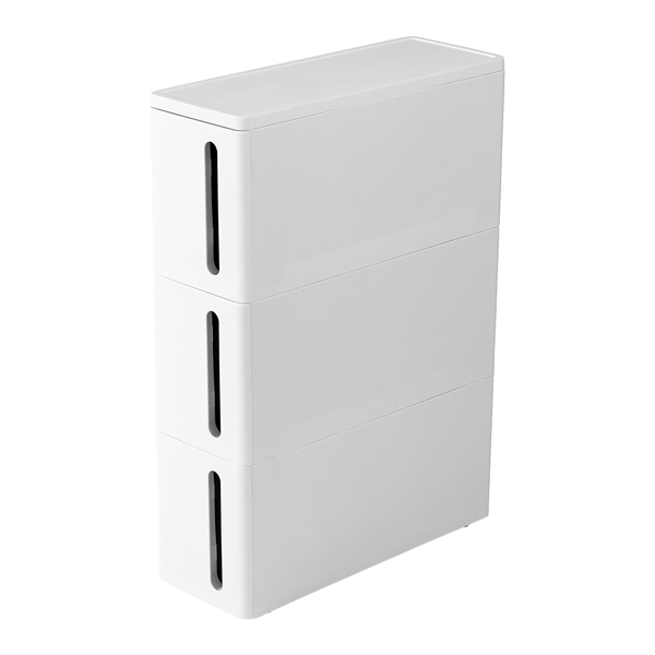 Стойка узкая АЛЬБА на колёсах (3 ящика) (то)