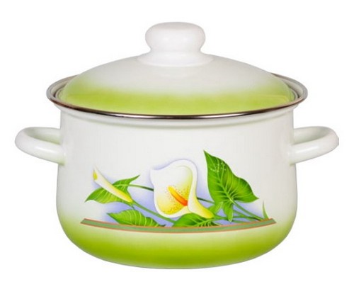 Кастрюля конич.  4л Каллы 