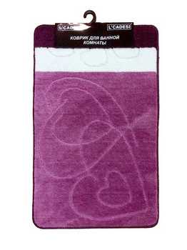 Набор ковриков 2шт. MARATHON из пропилен. 60*100см NIDA лиловая