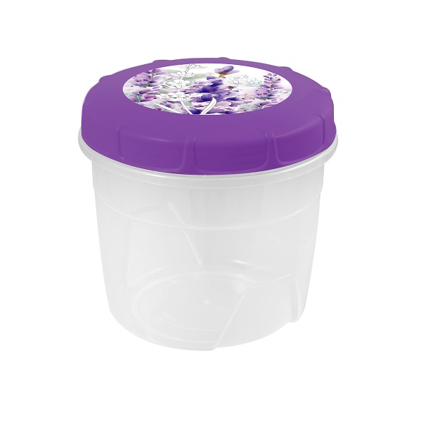 Банка для хранения продуктов 1л Lavender (то)