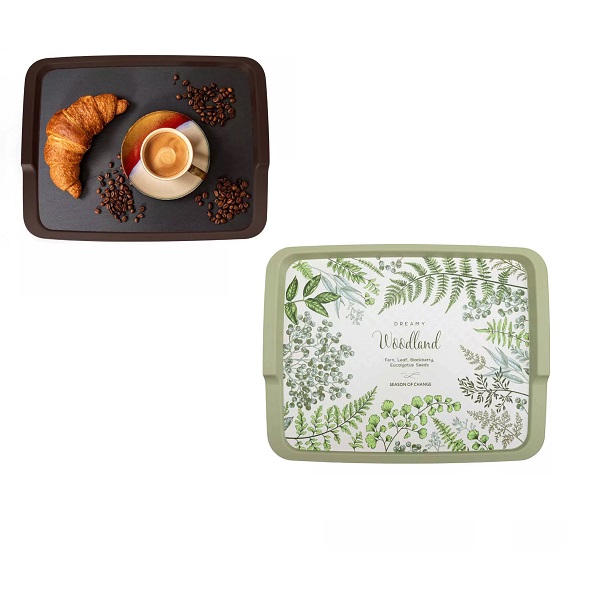 Поднос с декором  425х320х22мм (то)