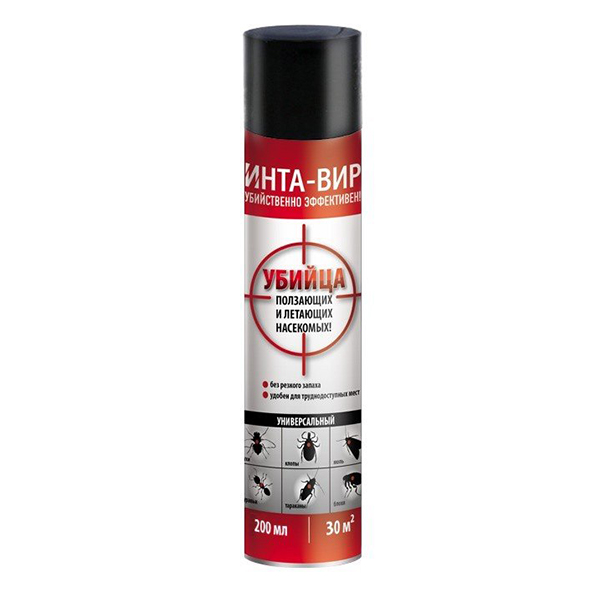 Аэрозоль от всех бытовых насекомых Инта Вир 200мл