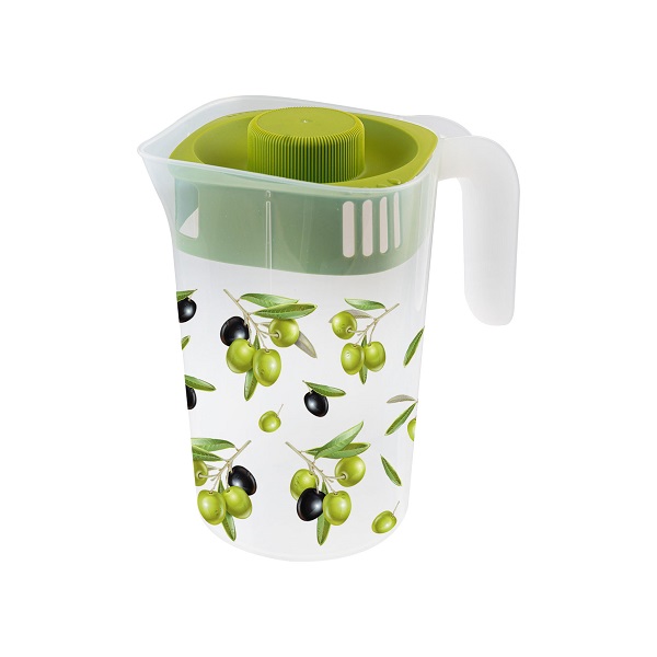 Кувшин 2л Fresh олива с крышкой (то)