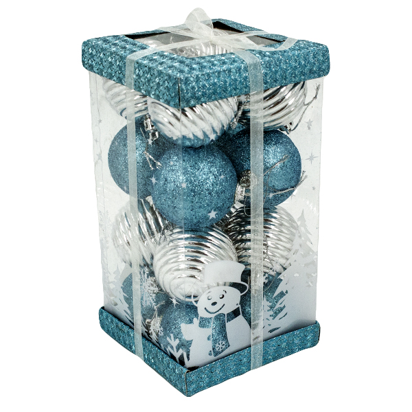 Шары елочные 6см, 16шт