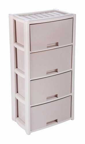 Комод "Колорит" 4 секции (бежевый)(то)