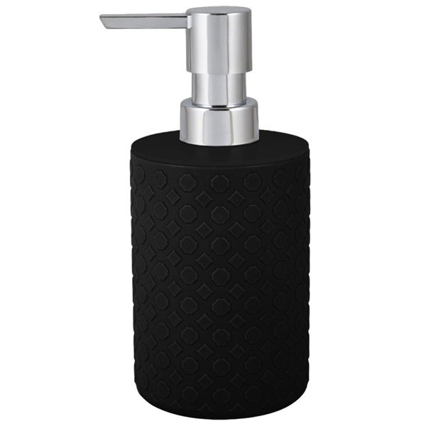 Дозатор для жидкого мыла Plast Team Stone черный (то)