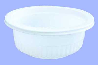 Тарелка пластиковая суповая глубокая 6шт БЕЛАЯ Антелла