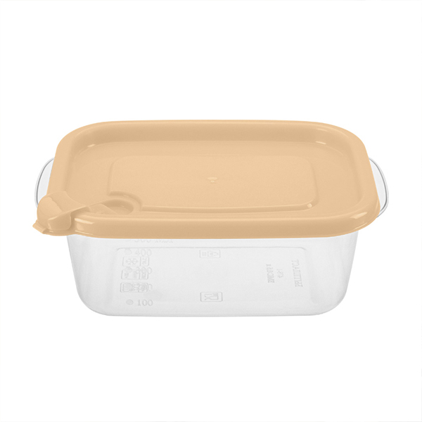 Контейнер ФРЭШ  0,6л. с клапаном, для СВЧ Оранжевый (то)