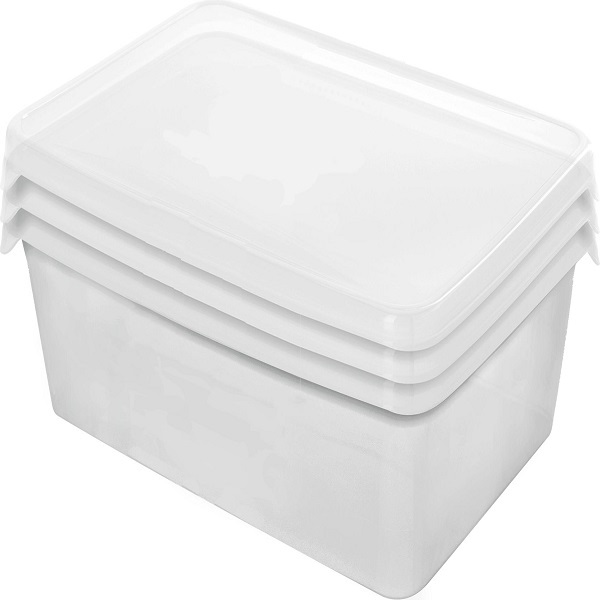 Набор конт. д/заморозки "FROZEN" 0,9л прямоуг. прозрачный (то)