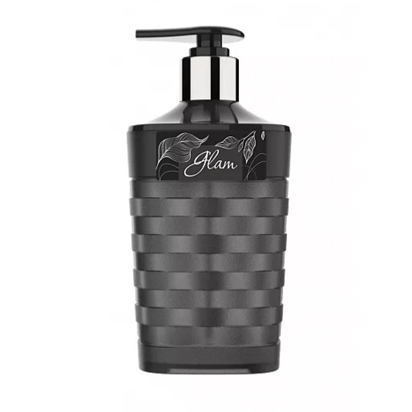 Диспенсер для жидкого мыла Glam (графит) (то)