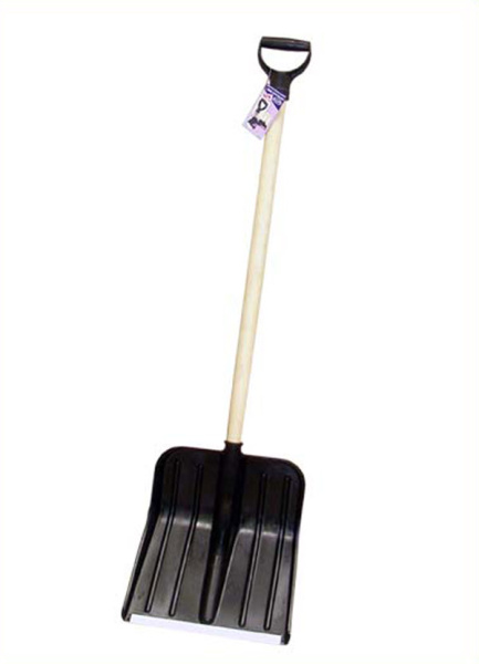 Лопата для снега с дер. черенком "Макси" 1400*476*100мм (то)