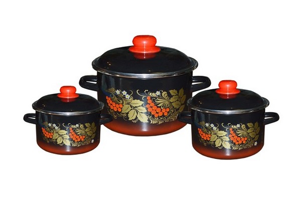 Набор №19 "РЯБИНА" (цил. 2,0л,3,0л,5,5л) черн. (1)