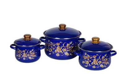 Набор №408 "ДРАГОЦЕННЫЙ" (конич.2,0л/ 3,0л/ 5,5л) синий