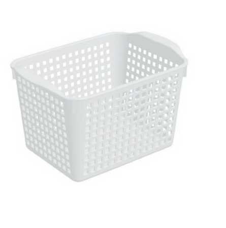 Корзинка "Лофт" 2л 200х135х120мм (белый) (то)