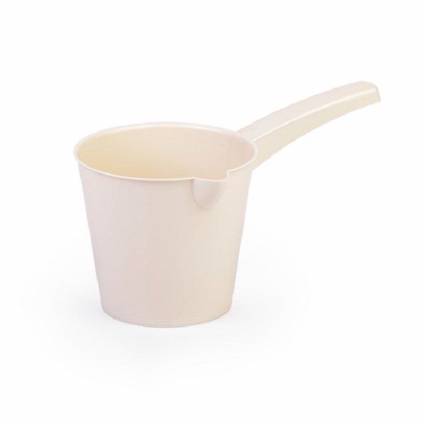 Ковш со сливом 1,5л (бежевый) (то)