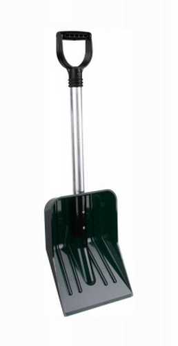 Лопата для снега из поликарб.(алюм.черенк)(345х260х65мм)(автомоб.)