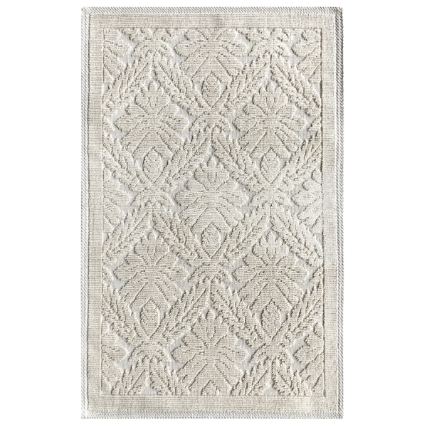 Комплект из 2 ковриков Pamuklu (хлопок), 60х100 (60х50), MV452 кремовый